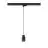 SLV Tracklight Pendant Puri 2.0 3-Phase Aluminium Black | Suitable for 1x GU10 - Dimmable